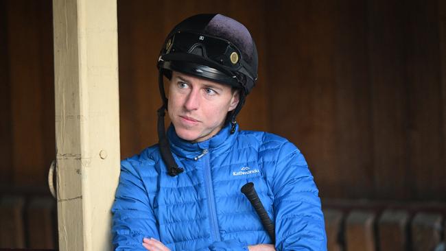 Damian Lane will ride Japanese runner Breakup in Saturday’s Caulfield Cup. Picture: Getty Images