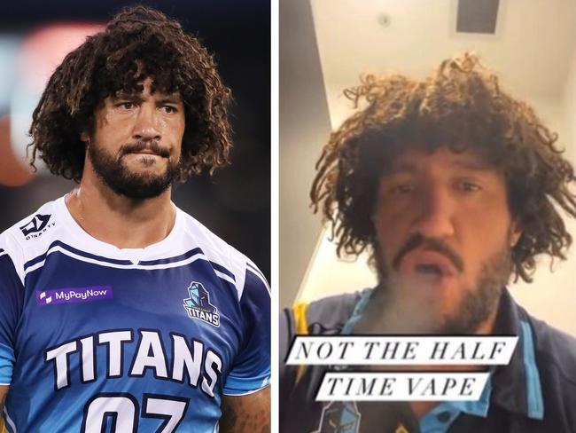 Sacked star breaks silence on vape furore