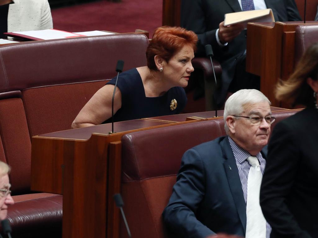 Mr Burston says he feels ‘traumatised’ that Pauline Hanson made allegations that he sexually harassed staffers. Picture: Gary Ramage