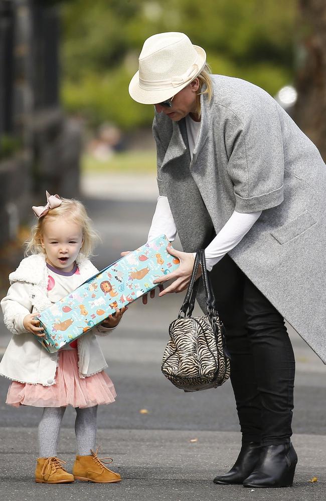 Fifi and Trixie arrive with gifts.