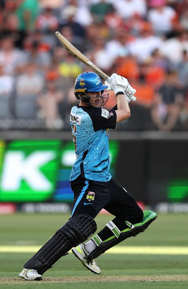 Liam Scott smashed an important 67 runs for the Strikers. Picture: Getty Images