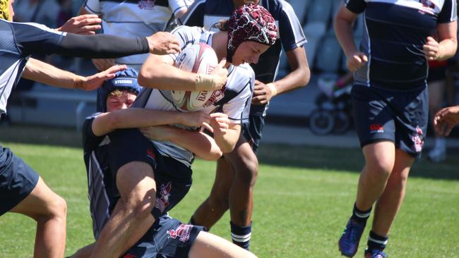 Emerging Reds Cup day one action between Brisbane White and Regional Queensland in the Under 15s.