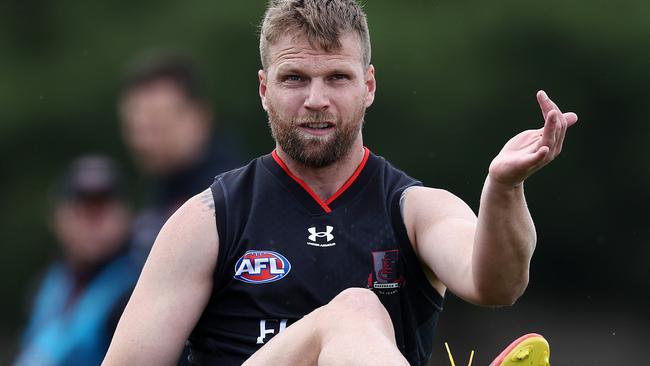 Essendon will be hoping Jake Stringer has made a complete recovery from his groin setback.