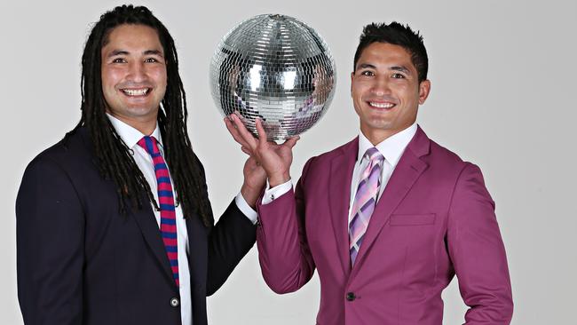 Anthony and Saia Fainga’a get ready for the Think Pink Gala Dinner. Photo: Annette Dew.