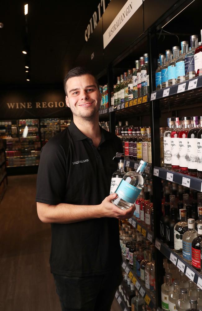 Patrick Aiken store manager of Liquorland. Coles store at Glebe Hill Shopping Centre set to open. Picture: Nikki Davis-Jones