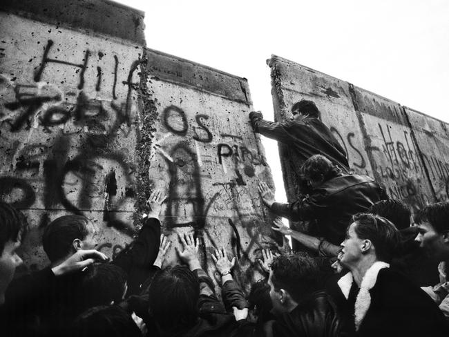 Troubled times ... If the owner of the papyrus obtained it from East Germany in 1963, how did he manage to cross the Berlin Wall? Source: Getty