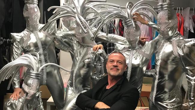 Tim Chappel surrounded by his creations. Photo: Supplied.