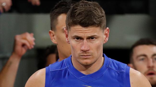 MELBOURNE, AUSTRALIA - SEPTEMBER 16: Dayne Zorko of the Lions walks up the race during the 2022 AFL First Preliminary Final match between the Geelong Cats and the Brisbane Lions at the Melbourne Cricket Ground on September 16, 2022 in Melbourne, Australia. (Photo by Michael Willson/AFL Photos via Getty Images)