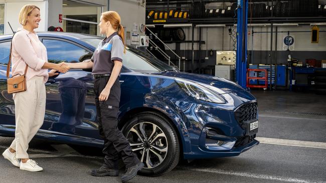 New research from my car Tyre & Auto reveals that 32 per cent of Australian drivers are considering buying an EV for their next vehicle due to potential savings on fuel and maintenance. Picture: Supplied