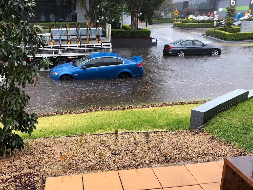 Sydney storm. Flooding in Alexandria 28/11/18. Photo: Supplied Supplied by DT staff members partner.