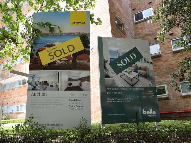 SYDNEY, AUSTRALIA - NewsWire Photos November 3, 2021: Generics stock photos of housing and real estate signage. Picture: NCA NewsWire / David Swift