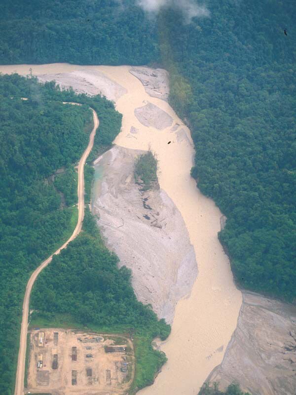 The OKTedi copper and gold mine in Papua New Guinea.