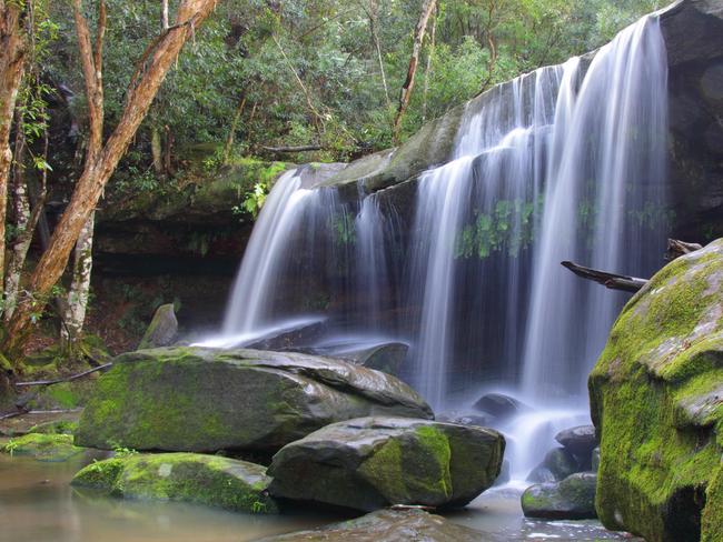 Somersby Falls as it usually is. Picture: Doug Cliff.