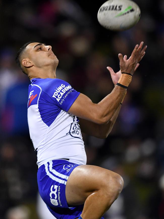 Jacob Kiraz has opened up on his desire to play fullback for the Bulldogs. Picture: NRL Photos