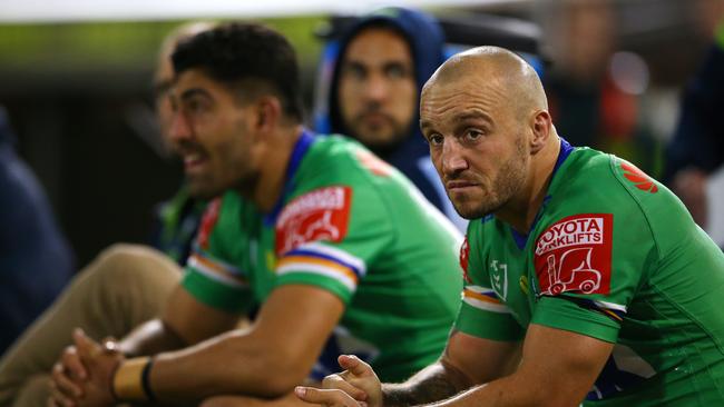 Josh Hodgson has been sitting on the bench for Canberra. (Photo by Matt Blyth/Getty Images)