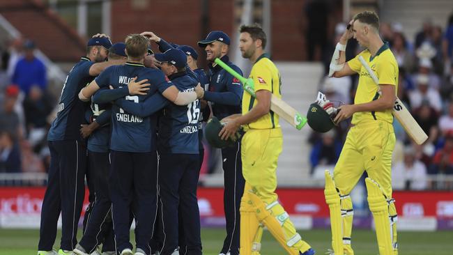 Australia’s batsmen were also humiliated. Picture: AP