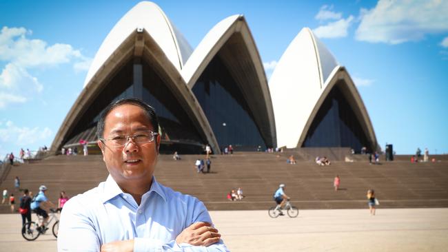 Huang Xiangmo, who is now stranded in Hong Kong. Picture: Renee Nowytarger/The Australian