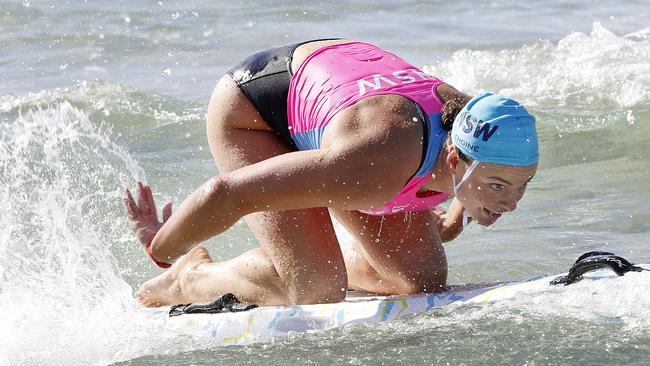 Georgia Singleton finished second in the open female board race.