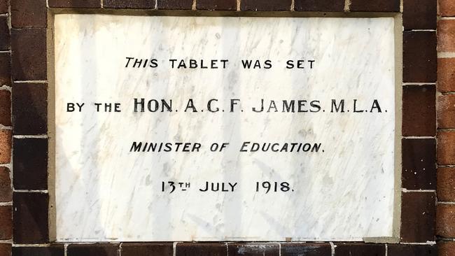 The foundation stone of the Harbord Literary Institute