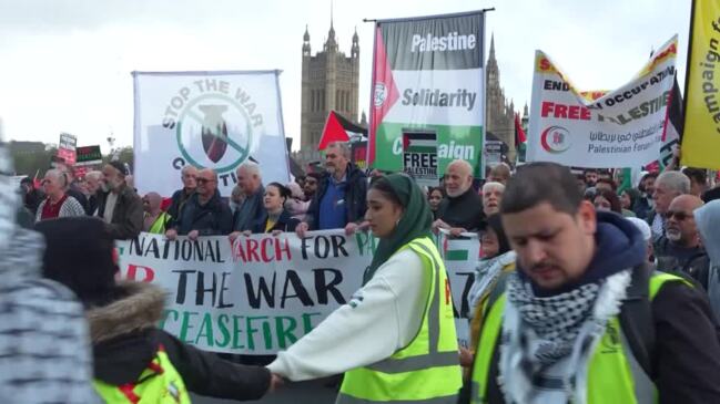 Thousands Join Pro-Palestinian Protest In London | News.com.au ...