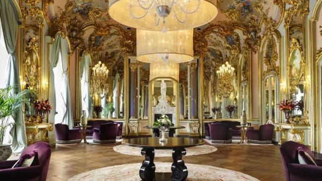 Travellers will stop off in Florence, where they’ll visit the breathtaking Villa Cora dining room.