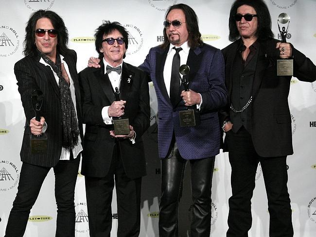 KISS were inducted into the Rock and Roll hall of fame this year.