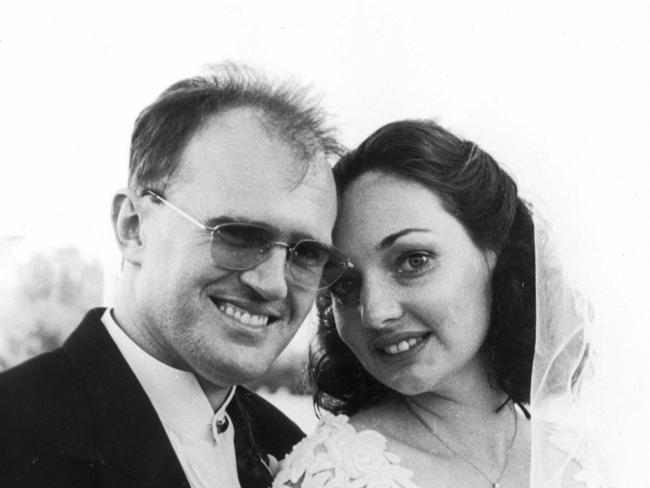 Andrew Garty and Jacinta Hall were married in Maryborough on February 1, 1998.