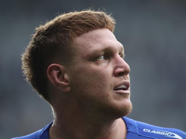 Dylan Napa is one of several Bulldogs players who breached NRL Covic-19 protocols. (Photo by Mark Metcalfe/Getty Images)