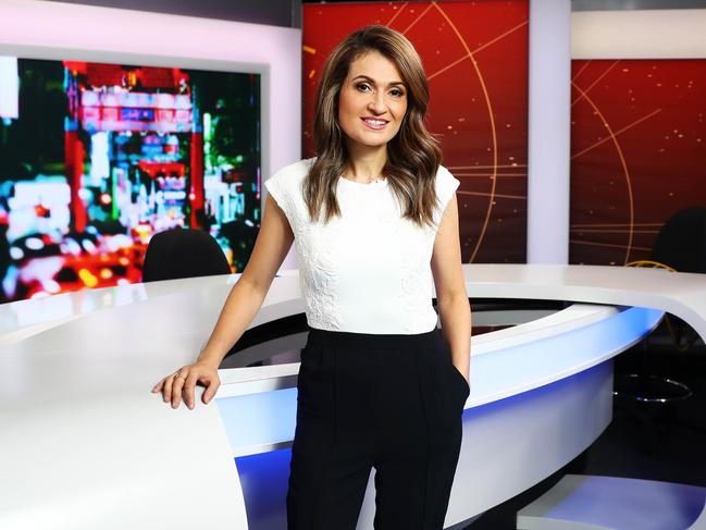 16/3/18 ABC presenter Patricia Karvelas at ABC studios in Southbank. Aaron Francis/The Australian