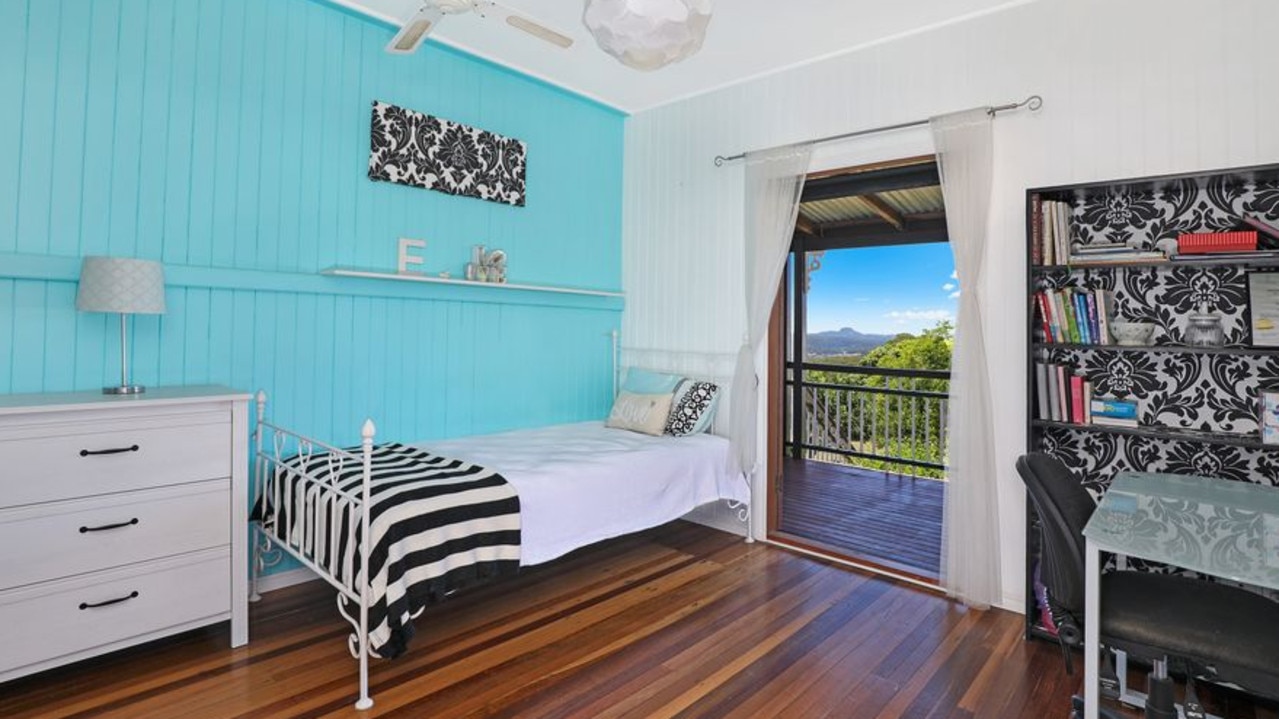 Even bedrooms open out to the wide veranda at 32 Cottman Street, Buderim.