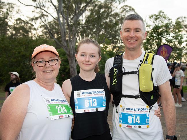 Paige, Skye and Nick Rundle.The Base Services, Hike for Homeless held at Jubilee Park. October 19th, 2024