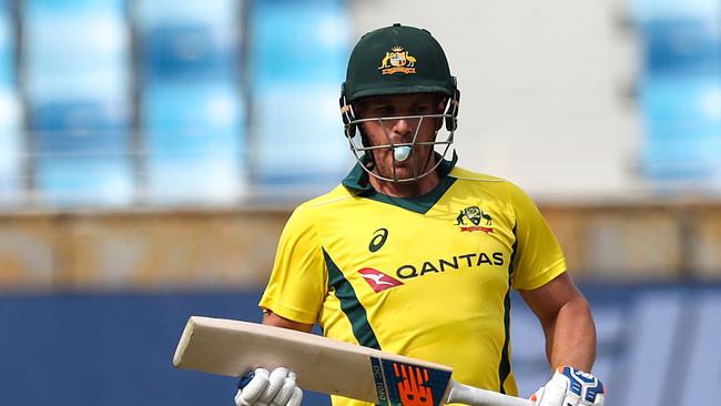 Who will join captain Aaron Finch at the top of the order? Picture: AFP