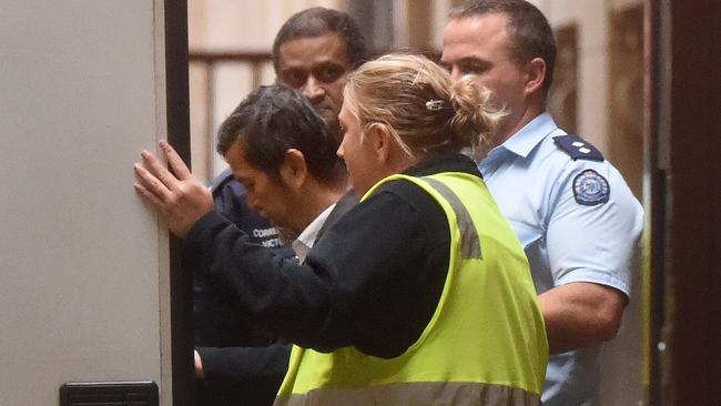 Meth Mean leaves the Supreme Court of Victoria in Melbourne. Picture: Tony Gough