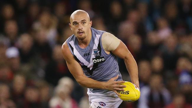 Sam Powell-Pepper stayed at Port despite being linked to a trade. Picture: Michael Klein