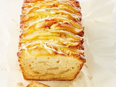 Honeyed pear tea cake.