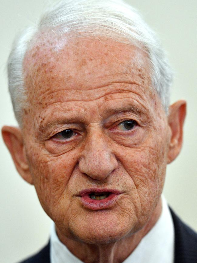 NSW Liberal Party President Philip Ruddock cancelled the meeting at the last minute. Picture: Mick Tsikas