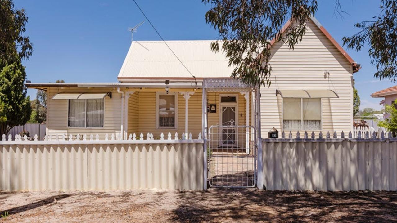 33 Urban St, Wagin, is listed for sale at $320,000 a bargain almost anywhere else — but above the local $272,000 median price.