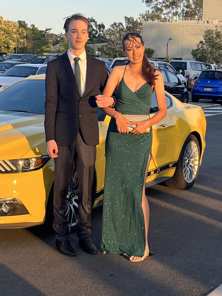 Erin Barsby and Kyle Hemming at the Aldridge State High School formal.