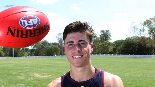 Noah Answerth has made a promising start to his career with Brisbane. Picture: AAP Image/Richard Waugh. 