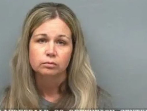 Amy Nicole Wigginton, 41, is accused of having sex with a teenage student at her home. Picture: Lauderdale Co. Detention Center