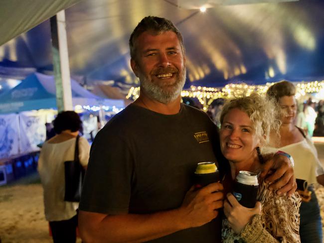 Ted and Nicky Glover of Mackay attending the Airlie Beach Festival of Music on Saturday, November 5, 2022. Picture: Katrina Lezaic