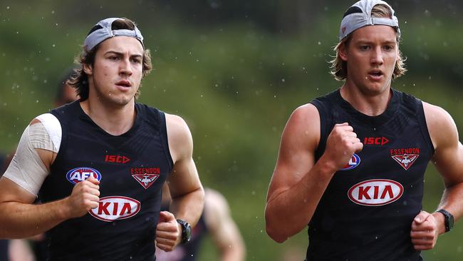 McGrath and Darcy Parish are the new generation trying to forge a Bombers dynasty. Pic: Michael Klein