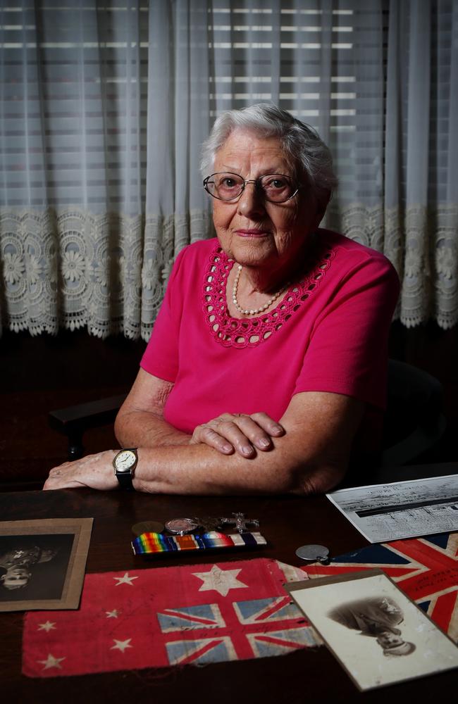 Ruth Littler, 95, has warned Australia needs to “avoid World War III”. Picture: Liam Driver