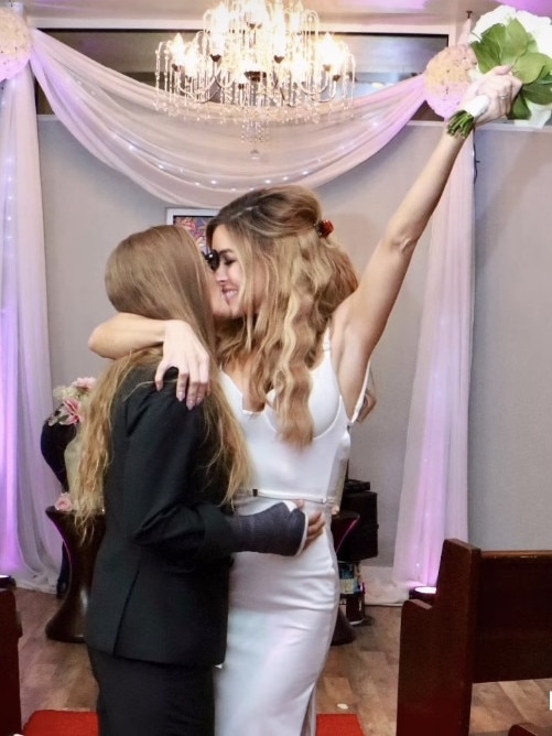 G Flip and Chrishell Stause marry after one year together. Picture: Instagram