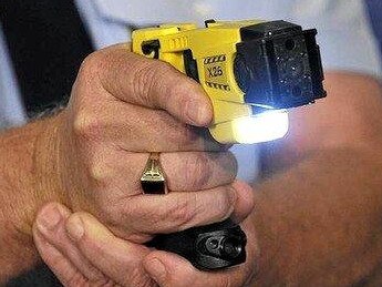 FILE PHOTO: Police deployed a taser.