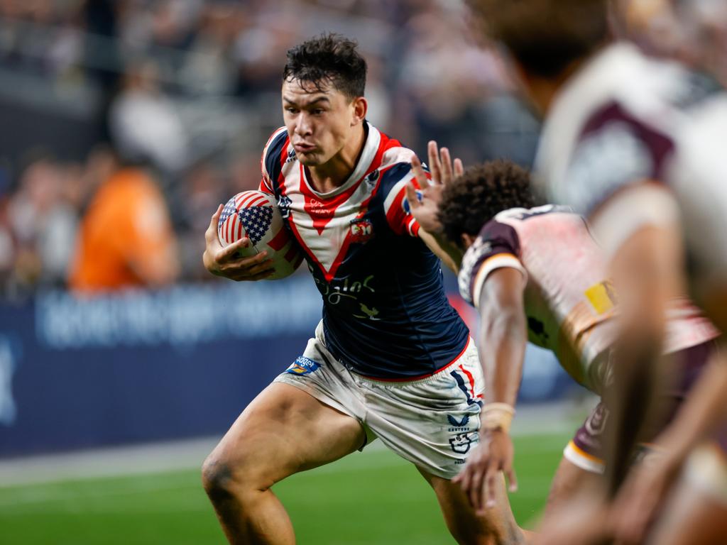 Manu in action for the Roosters. Picture: NRL Photos