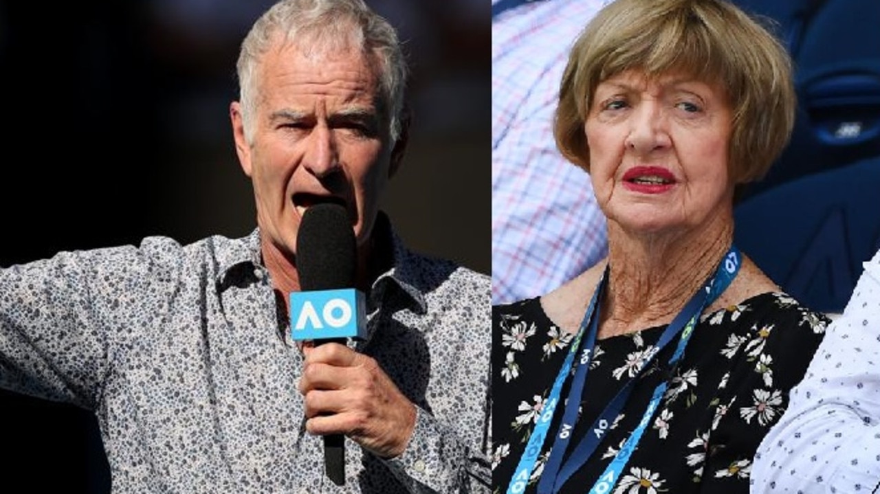 John McEnroe and Margaret Court.