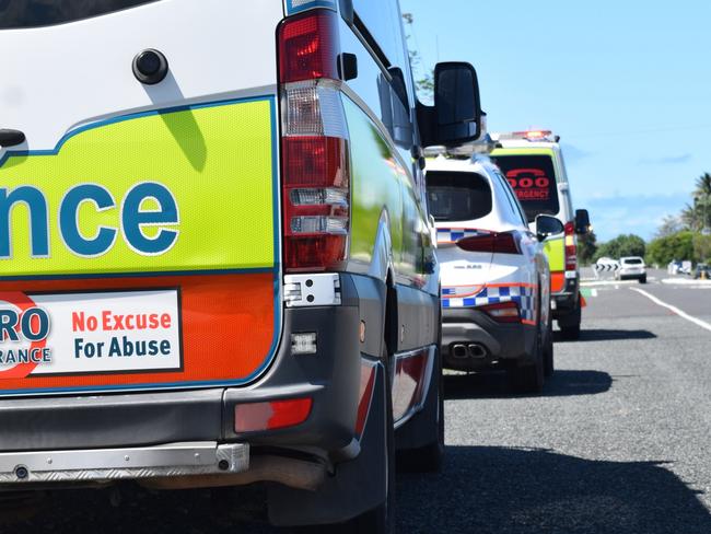 A six car pile up has caused major delays on a main Brisbane road. Photo: Zizi Averill