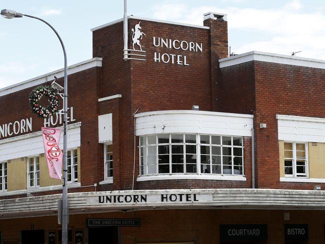 The Unicorn Hotel in Paddington will hold last drinks on Sunday, September 1. Picture: John Appleyard