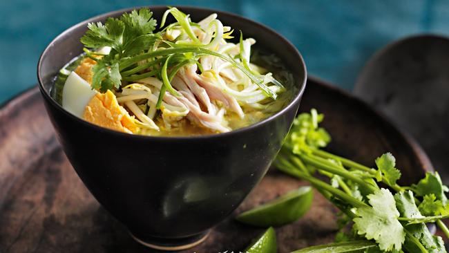 Indonesian chicken noodle soup.